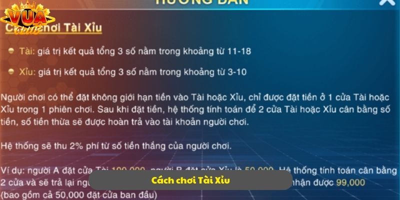 Tìm hiểu về cách chơi ấn tượng của game Tài Xỉu